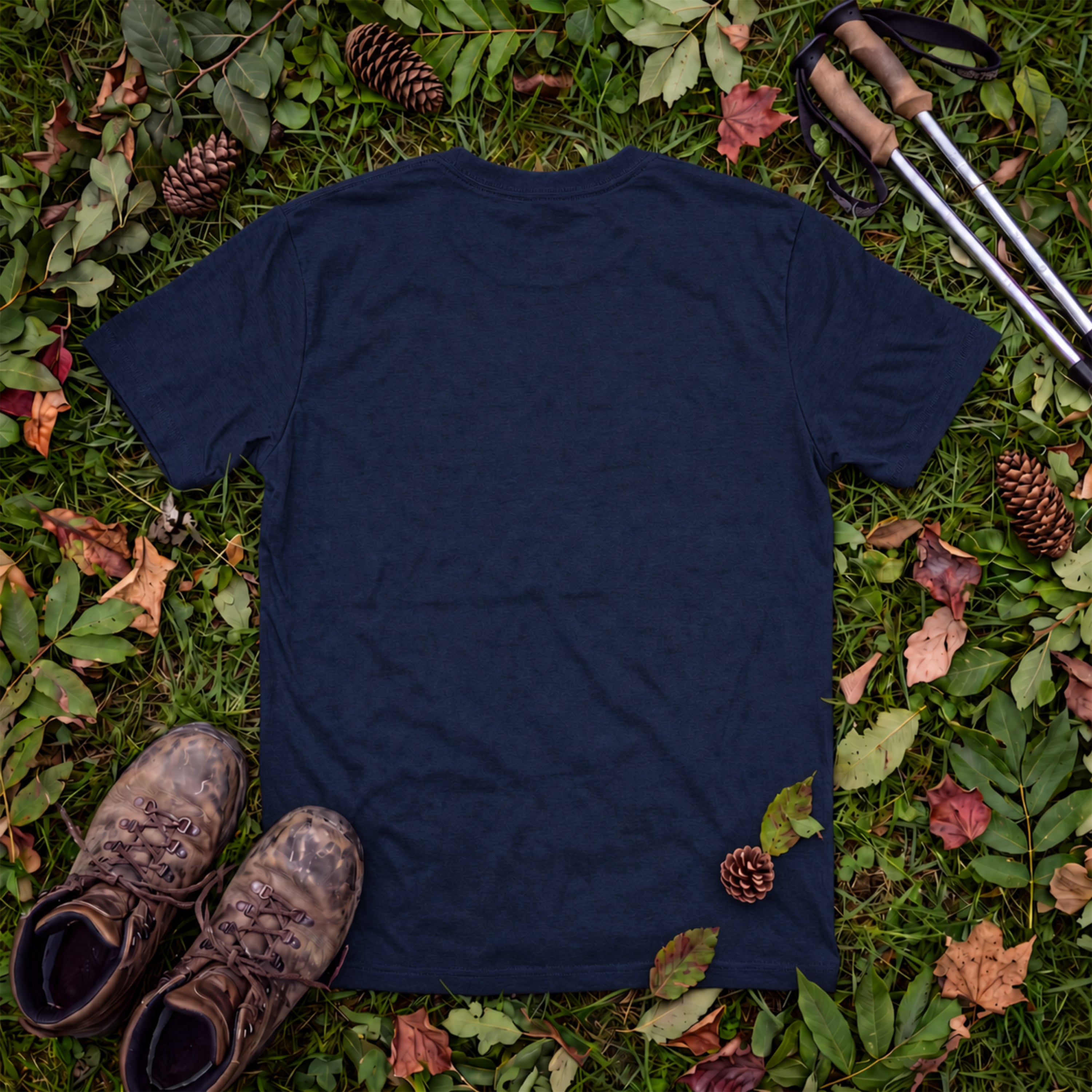 Krowvora Essential Blue-Logo T-Shirt