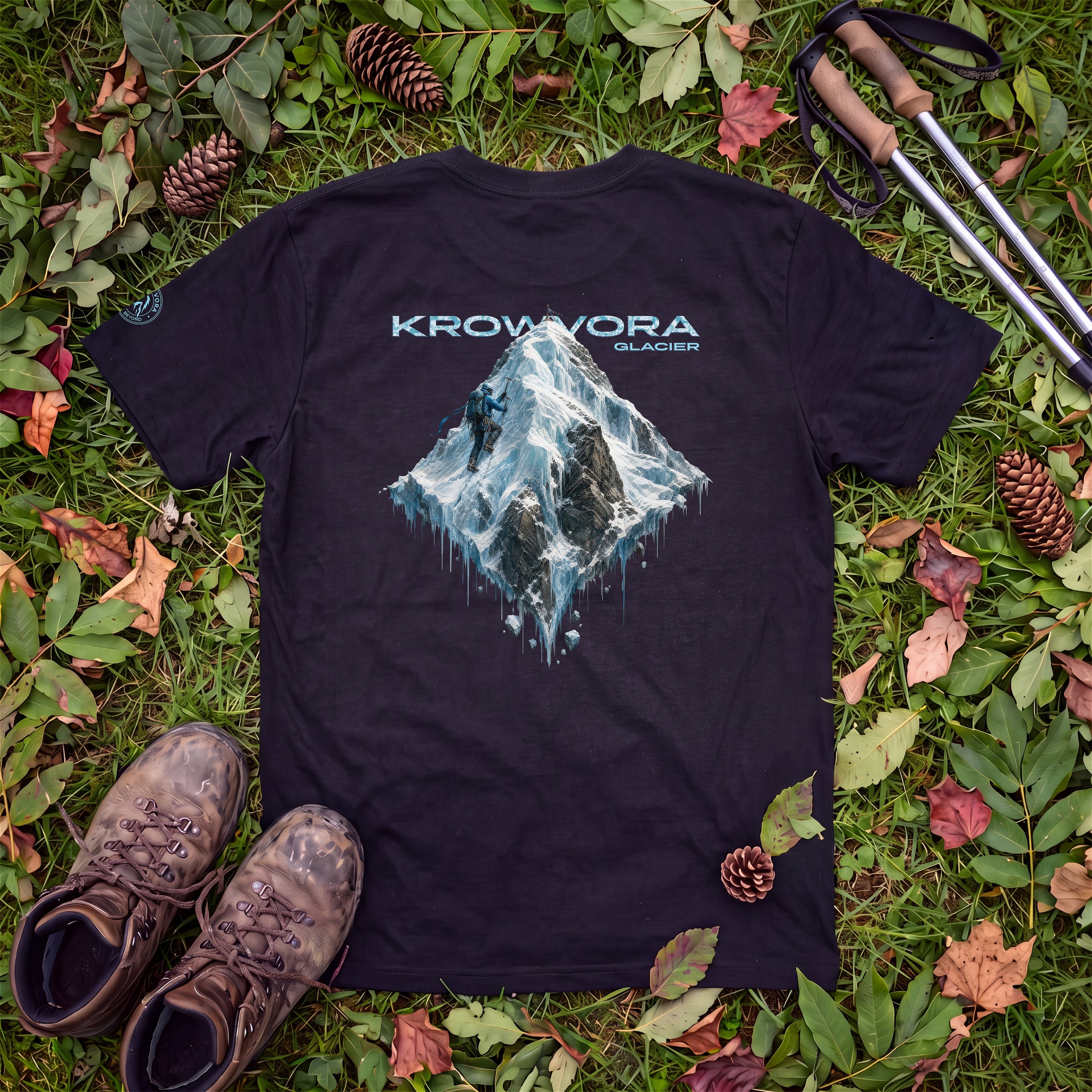 Krowvora – Premium Glacier Hiking T-Shirt