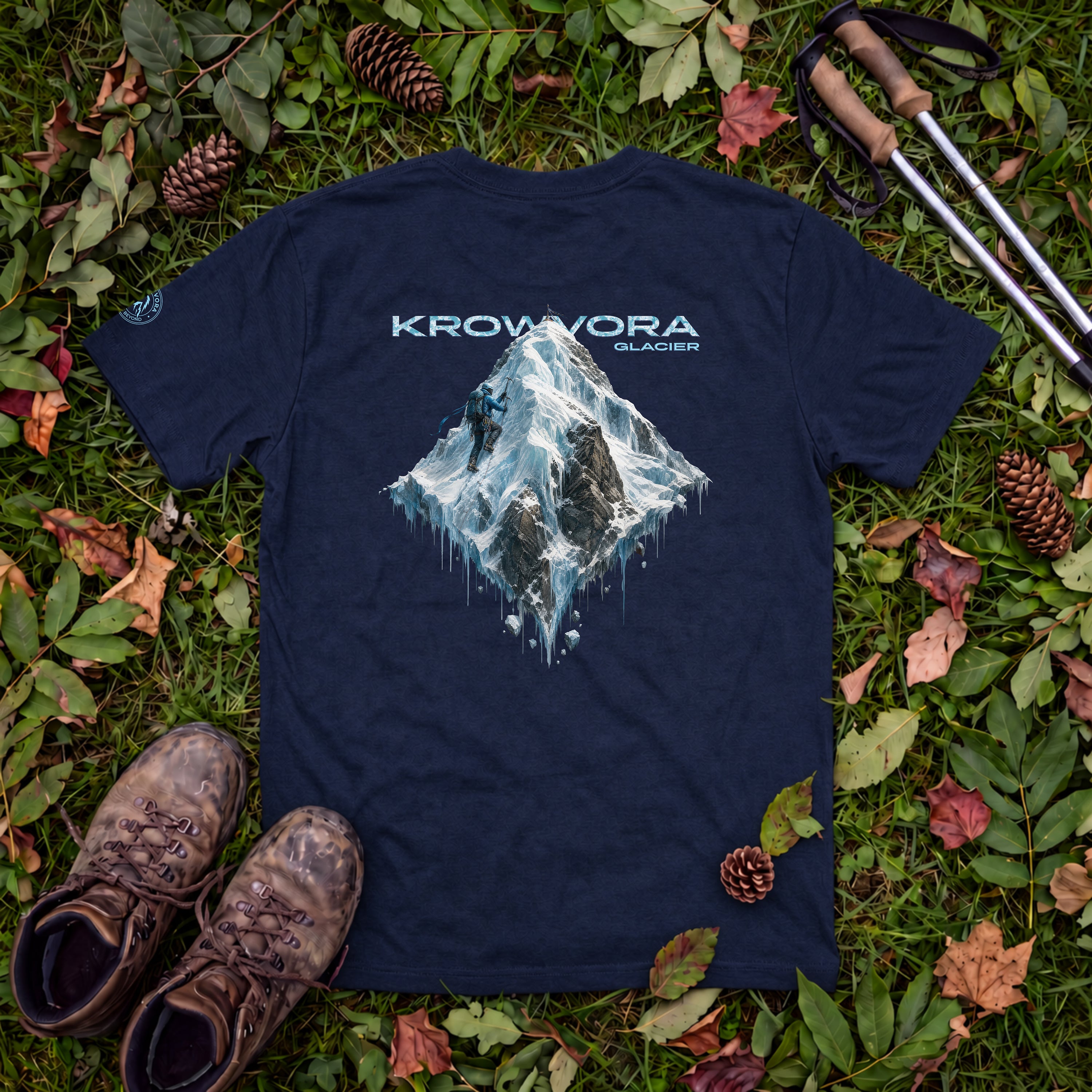 Krowvora – Premium Glacier Hiking T-Shirt
