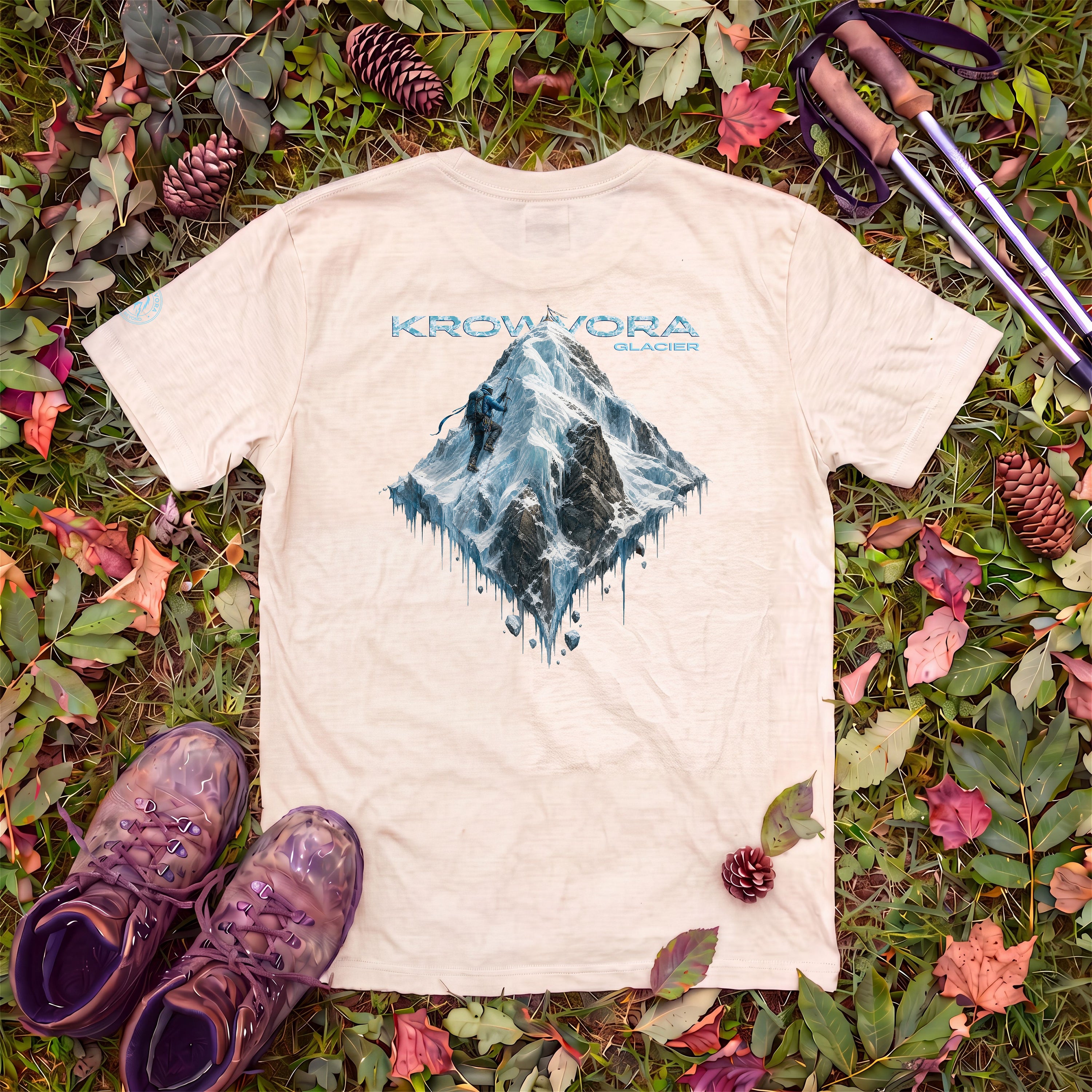 Krowvora – Premium Glacier Hiking T-Shirt