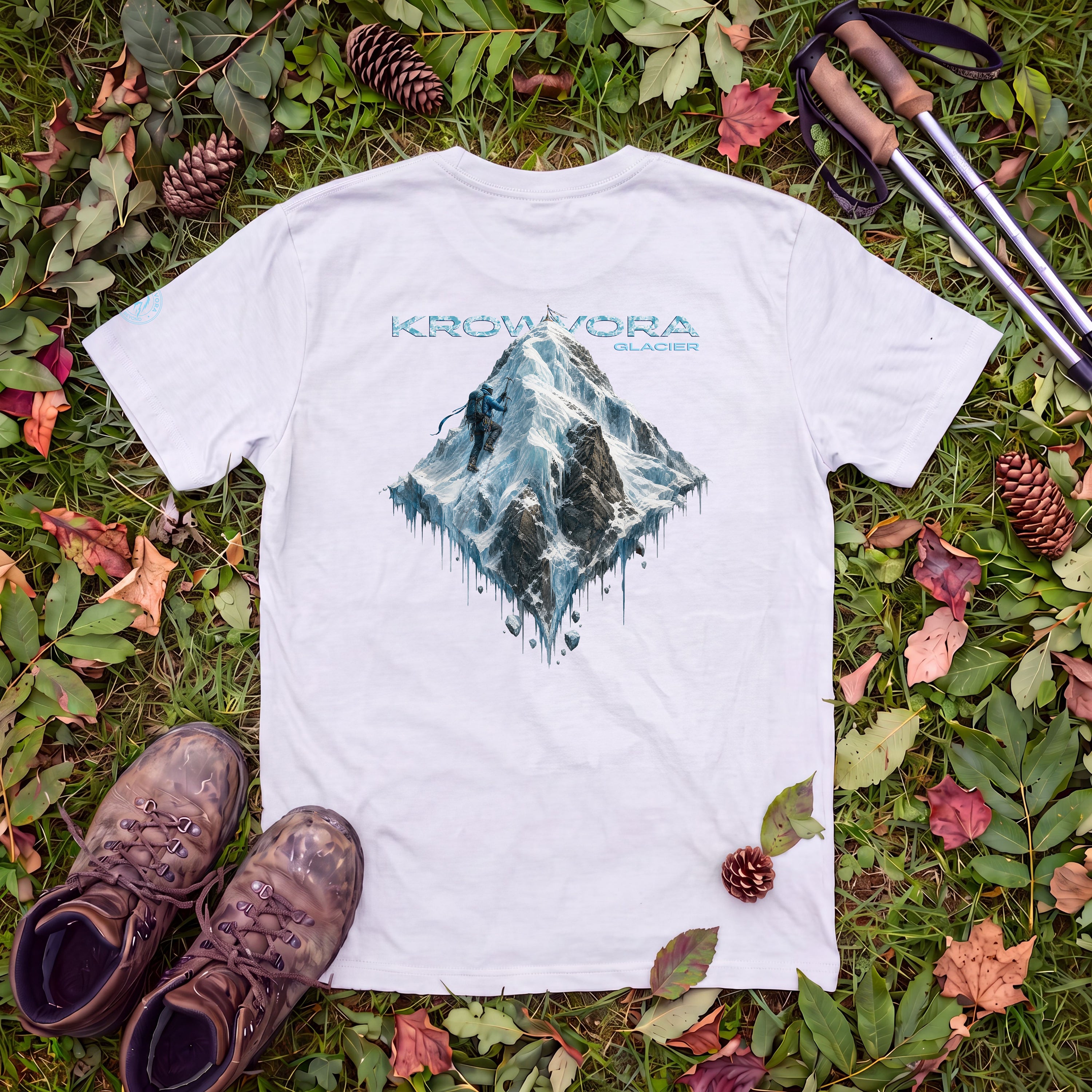 Krowvora – Premium Glacier Hiking T-Shirt