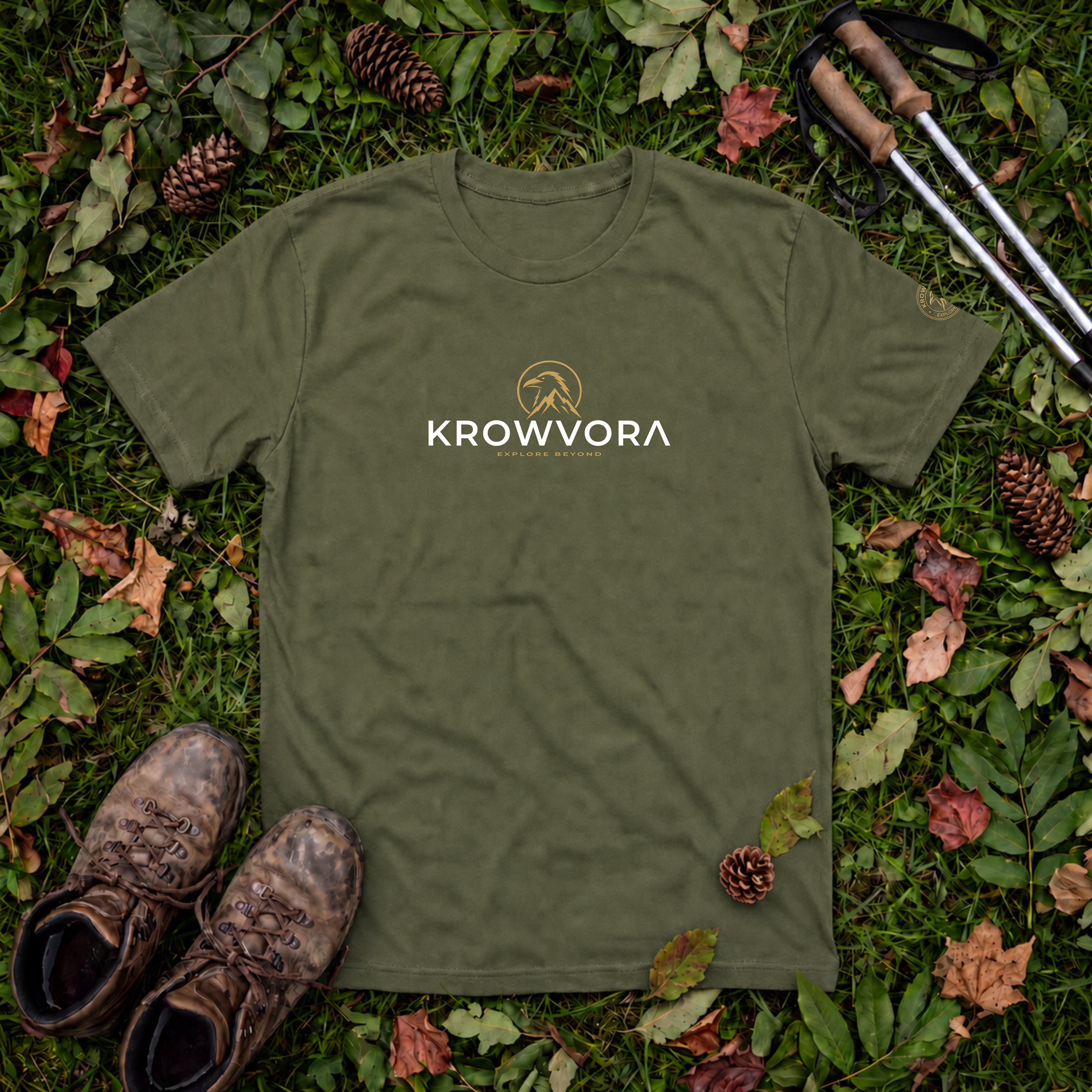 Krowvora – Premium Summit Hiking T-Shirt