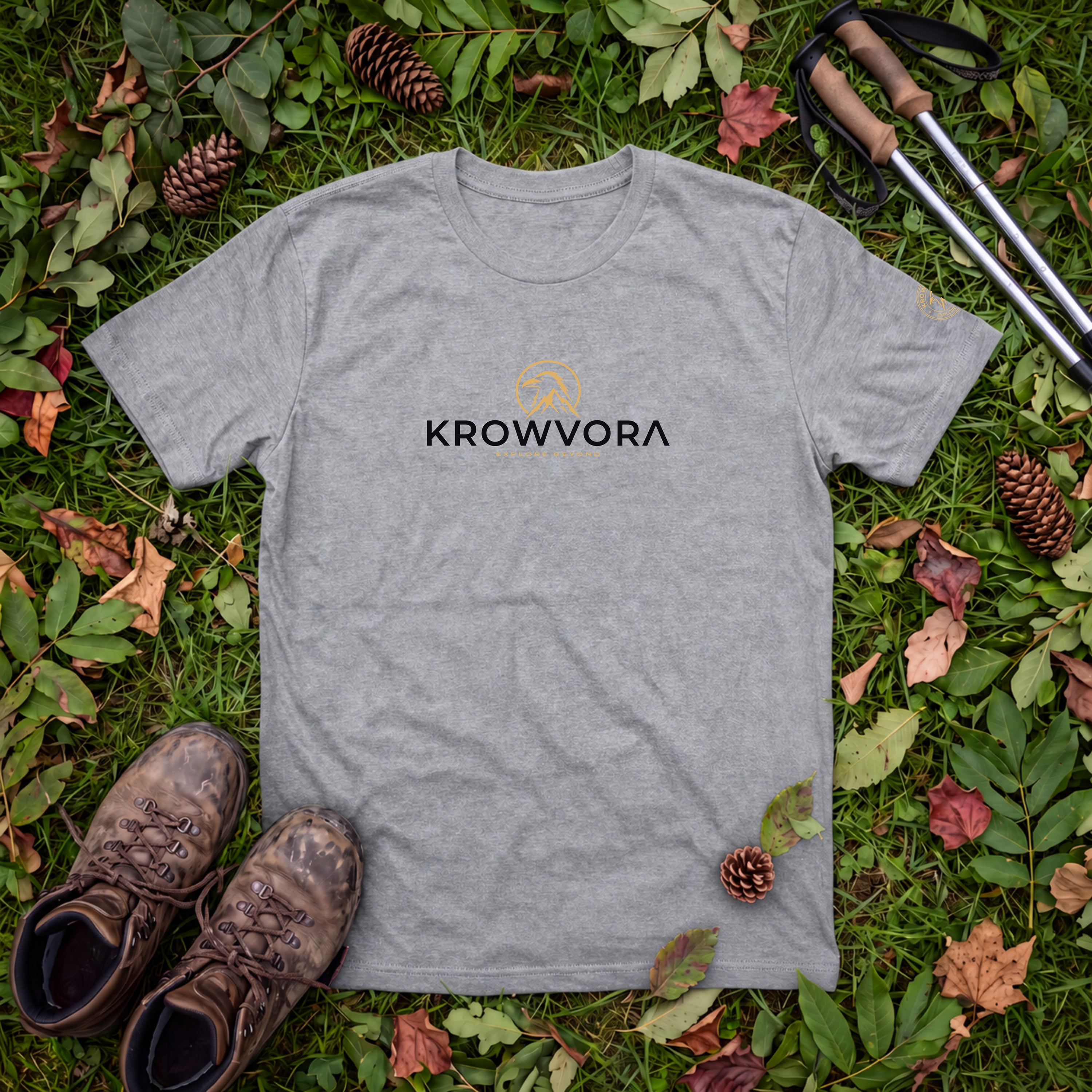 Krowvora – Premium Summit Hiking T-Shirt
