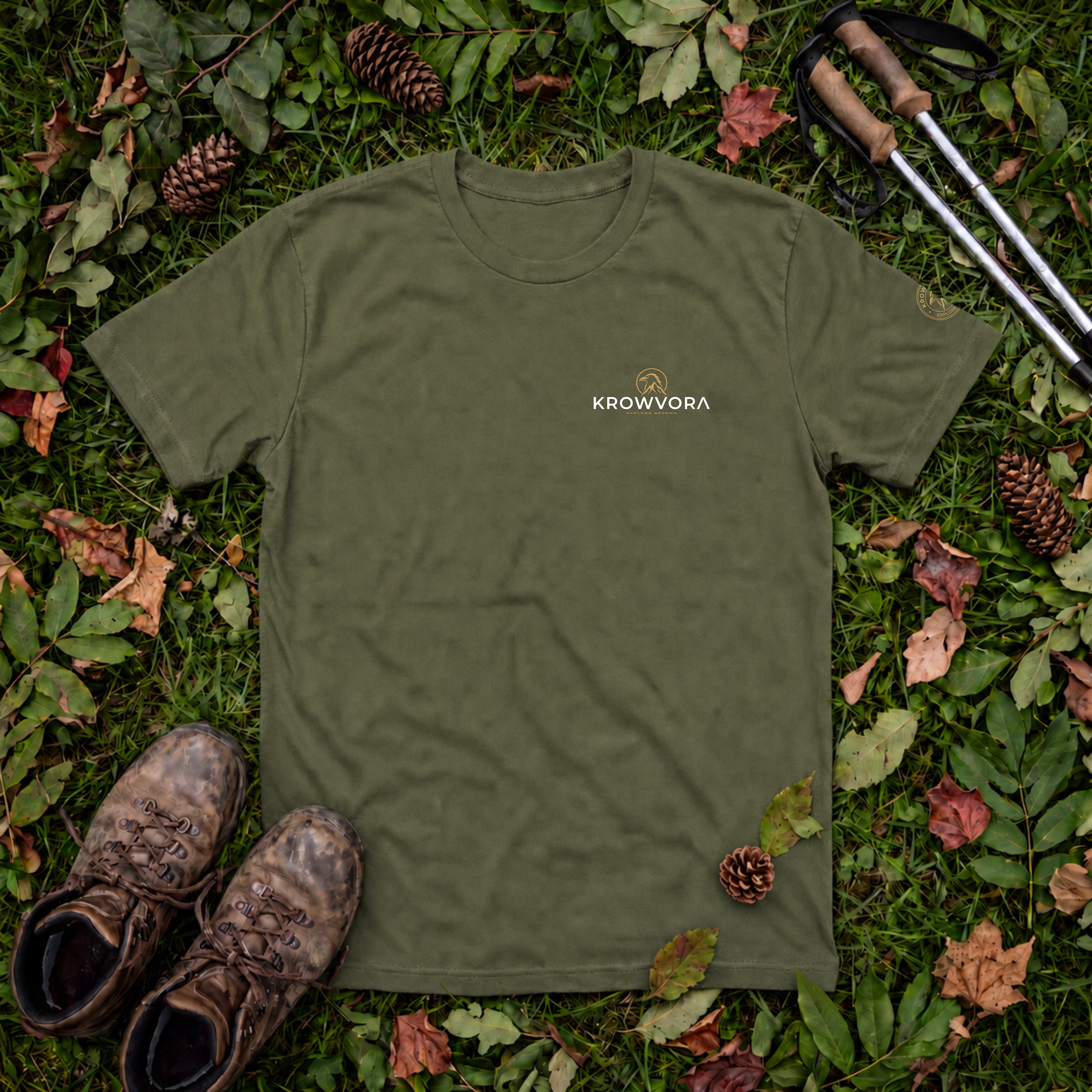 Krowvora – Premium Summit Hiking T-Shirt
