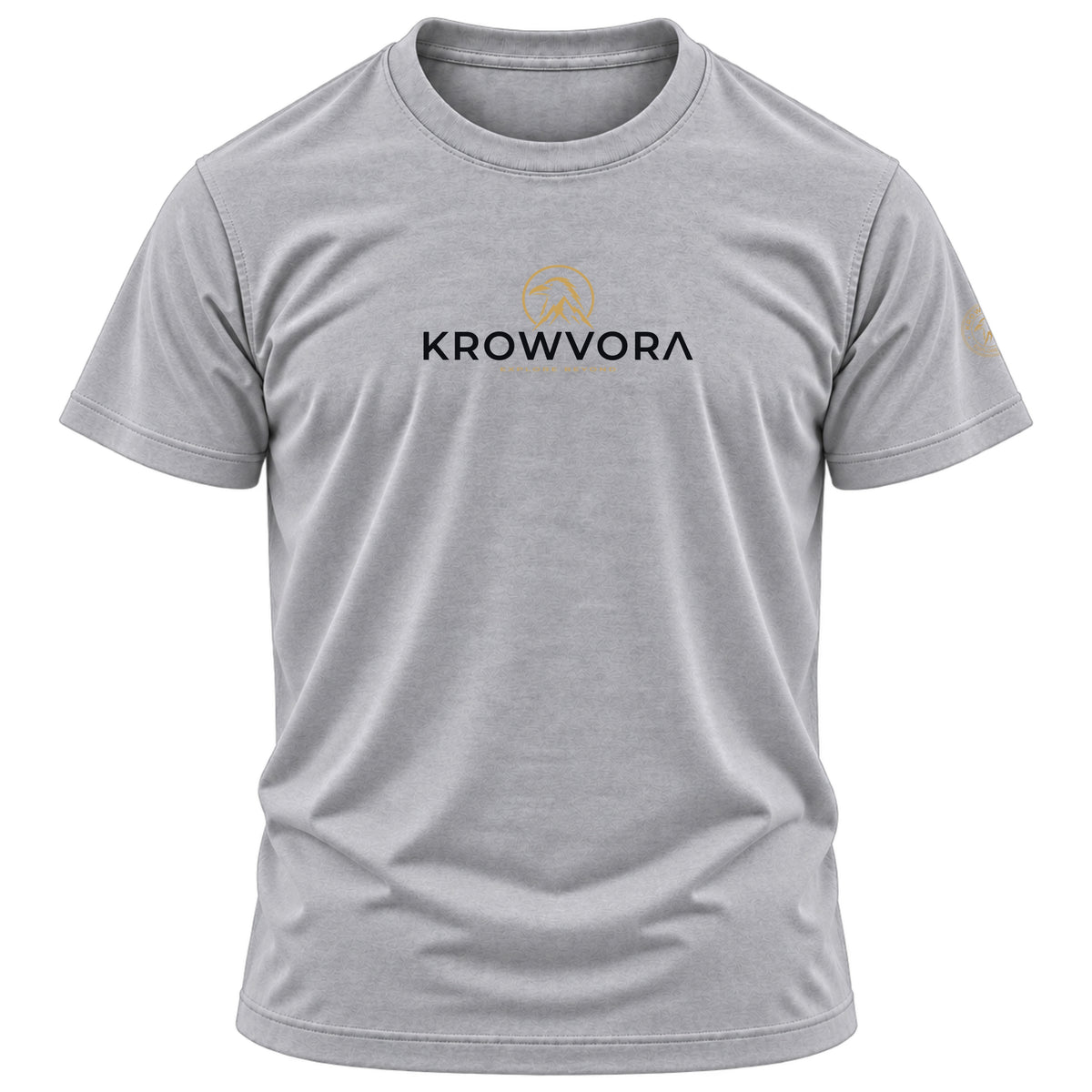 Krowvora Essential Gold-Logo Outdoor T-Shirt