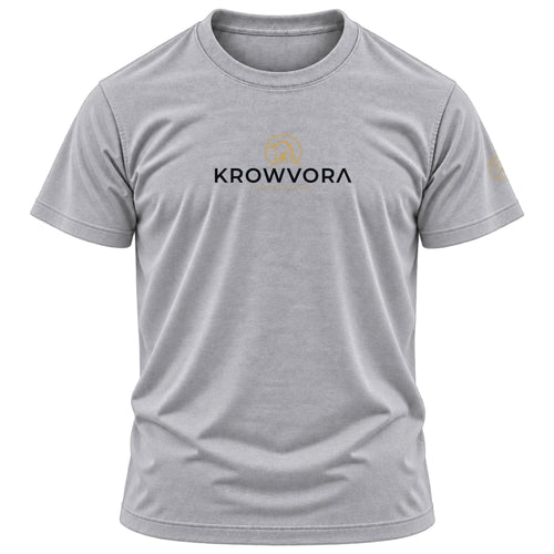 Krowvora Essential Gold-Logo Outdoor T-Shirt