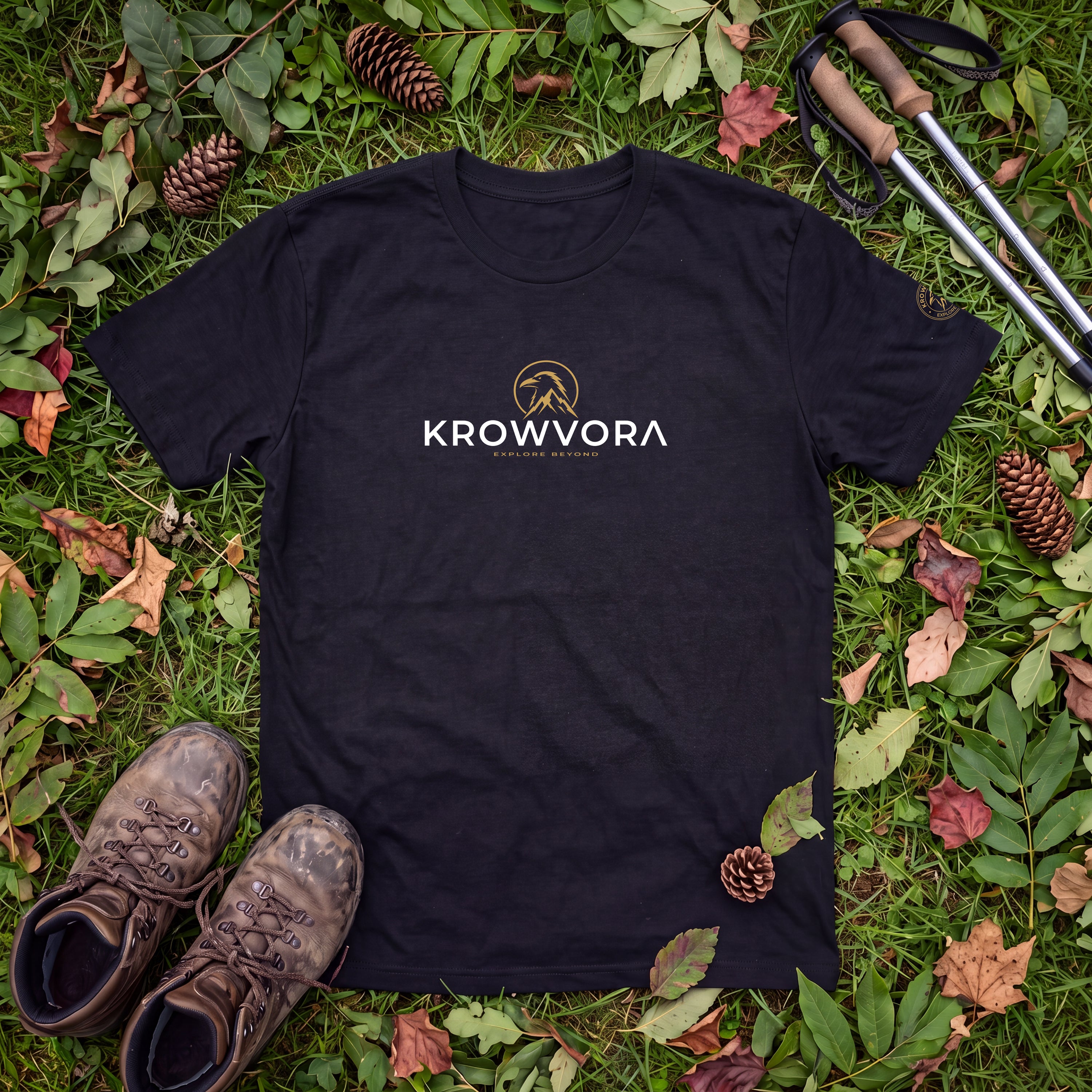 Krowvora – Premium Summit Hiking T-Shirt