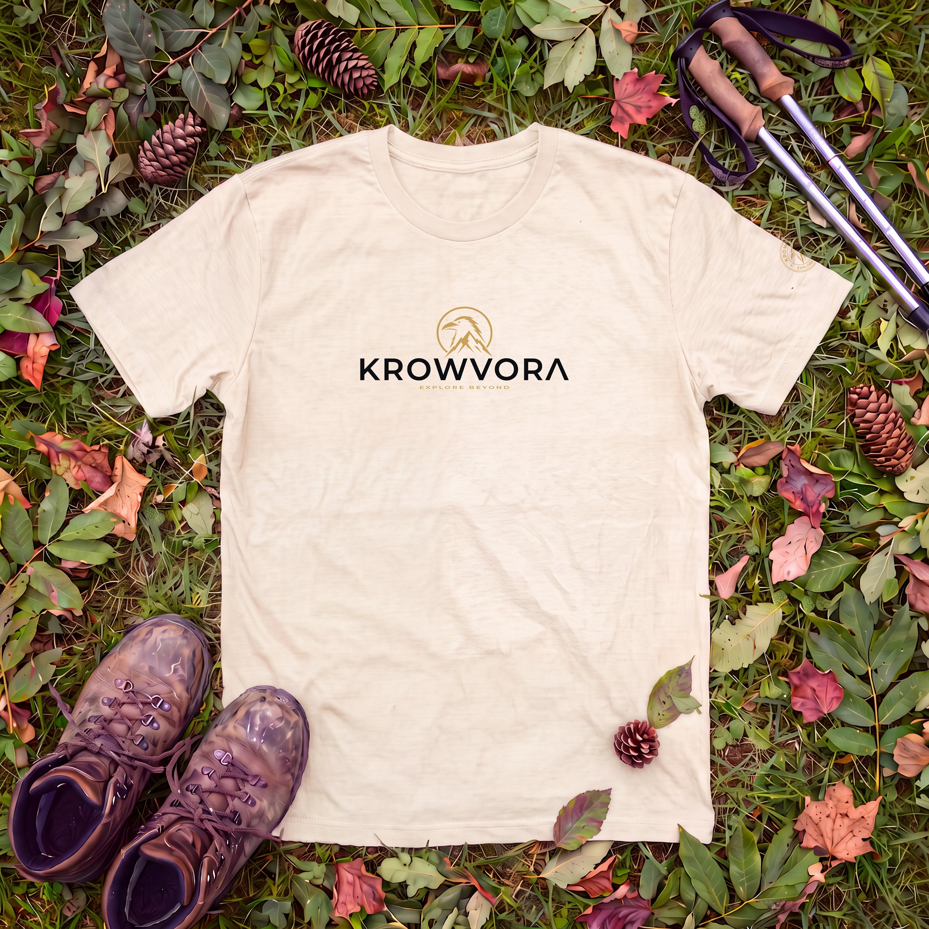 Krowvora – Premium Summit Hiking T-Shirt