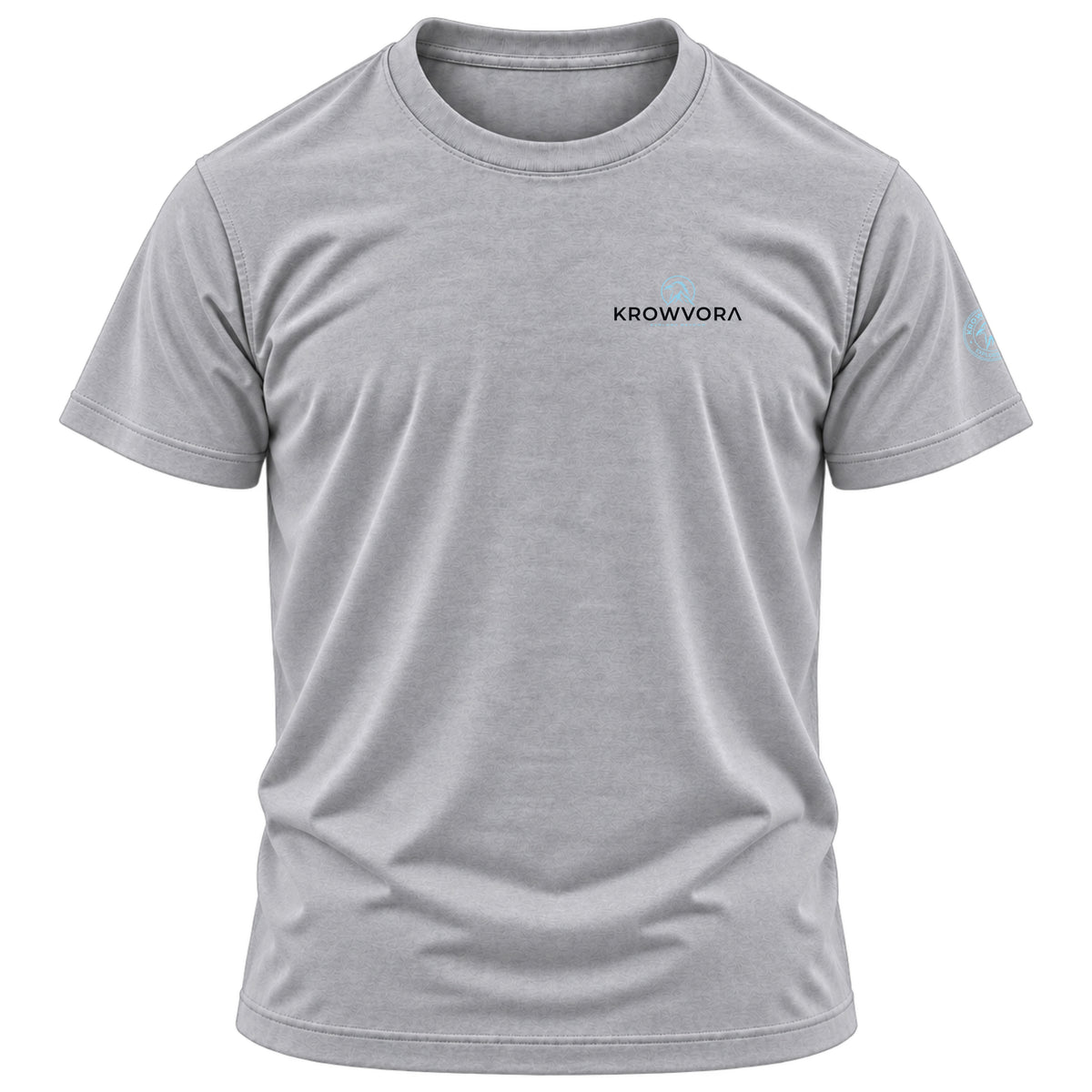 Krowvora Essential Blue-Logo Outdoor T-Shirt