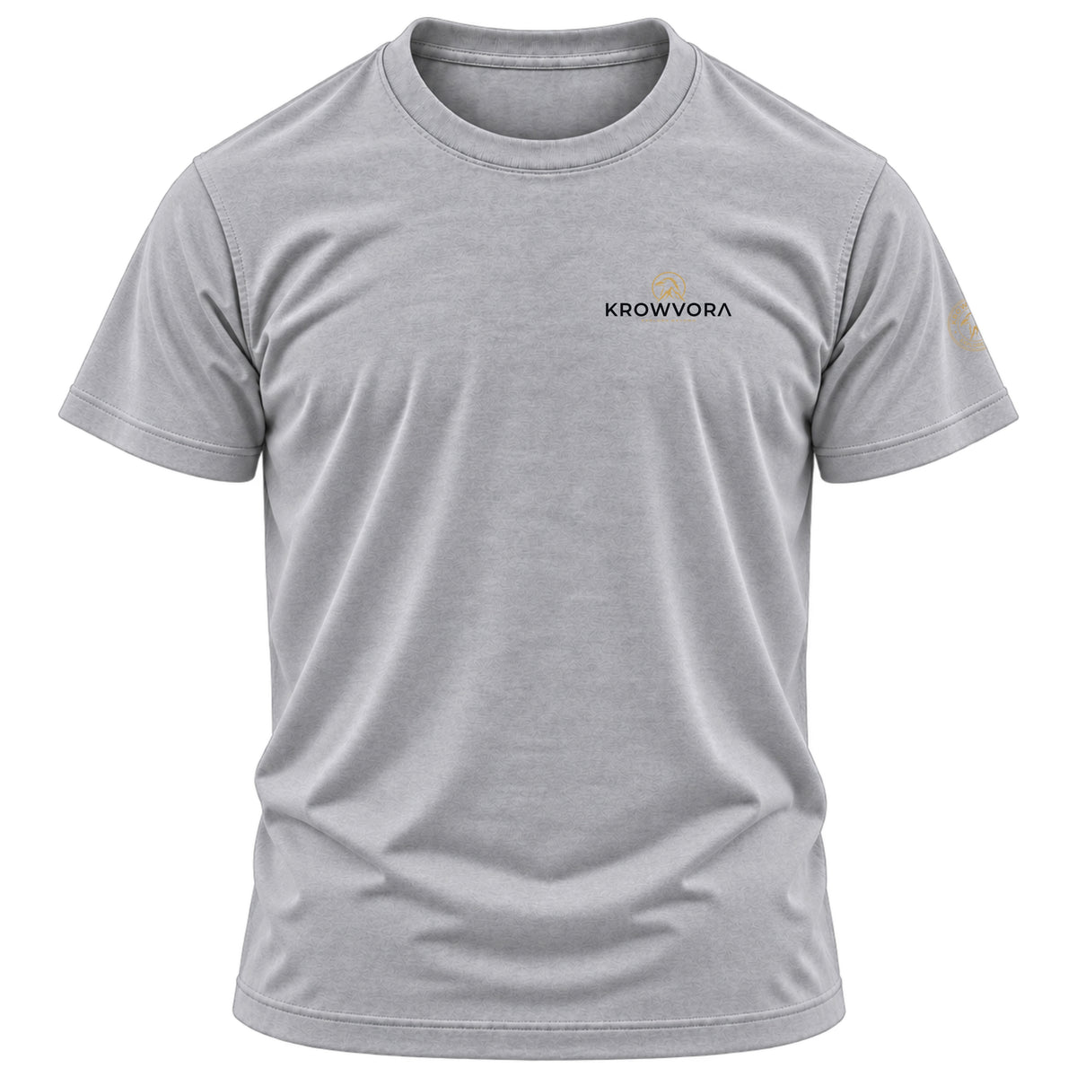 Krowvora Essential Gold-Logo Outdoor T-Shirt