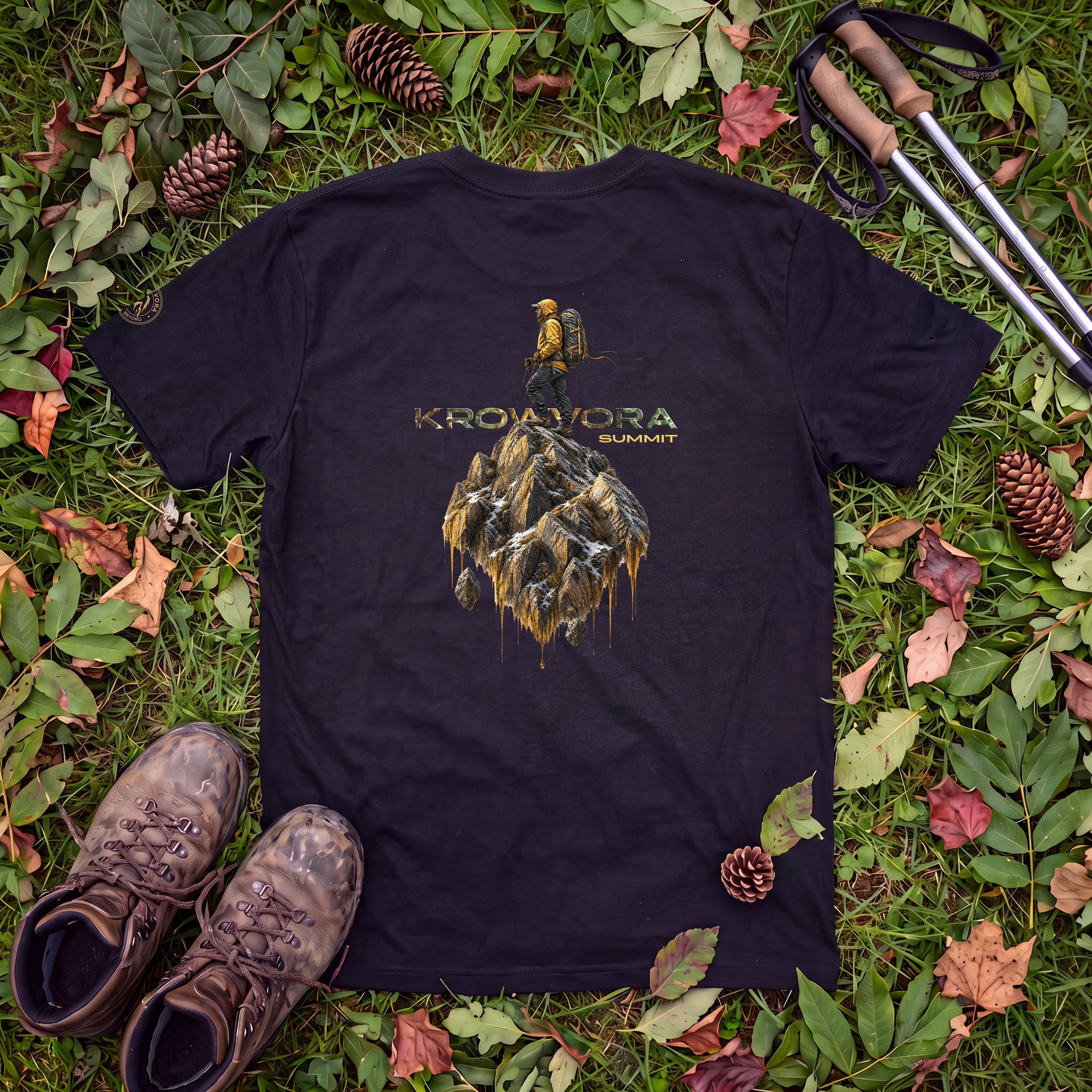 Krowvora – Premium Summit Hiking T-Shirt