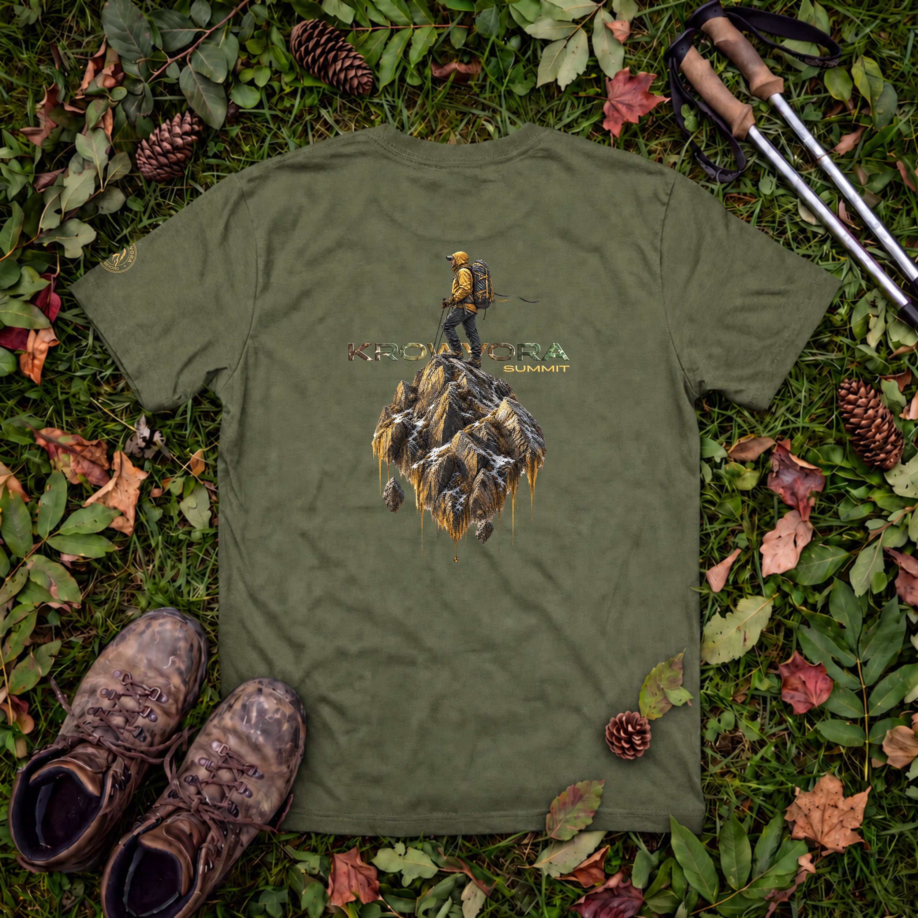 Krowvora – Premium Summit Hiking T-Shirt