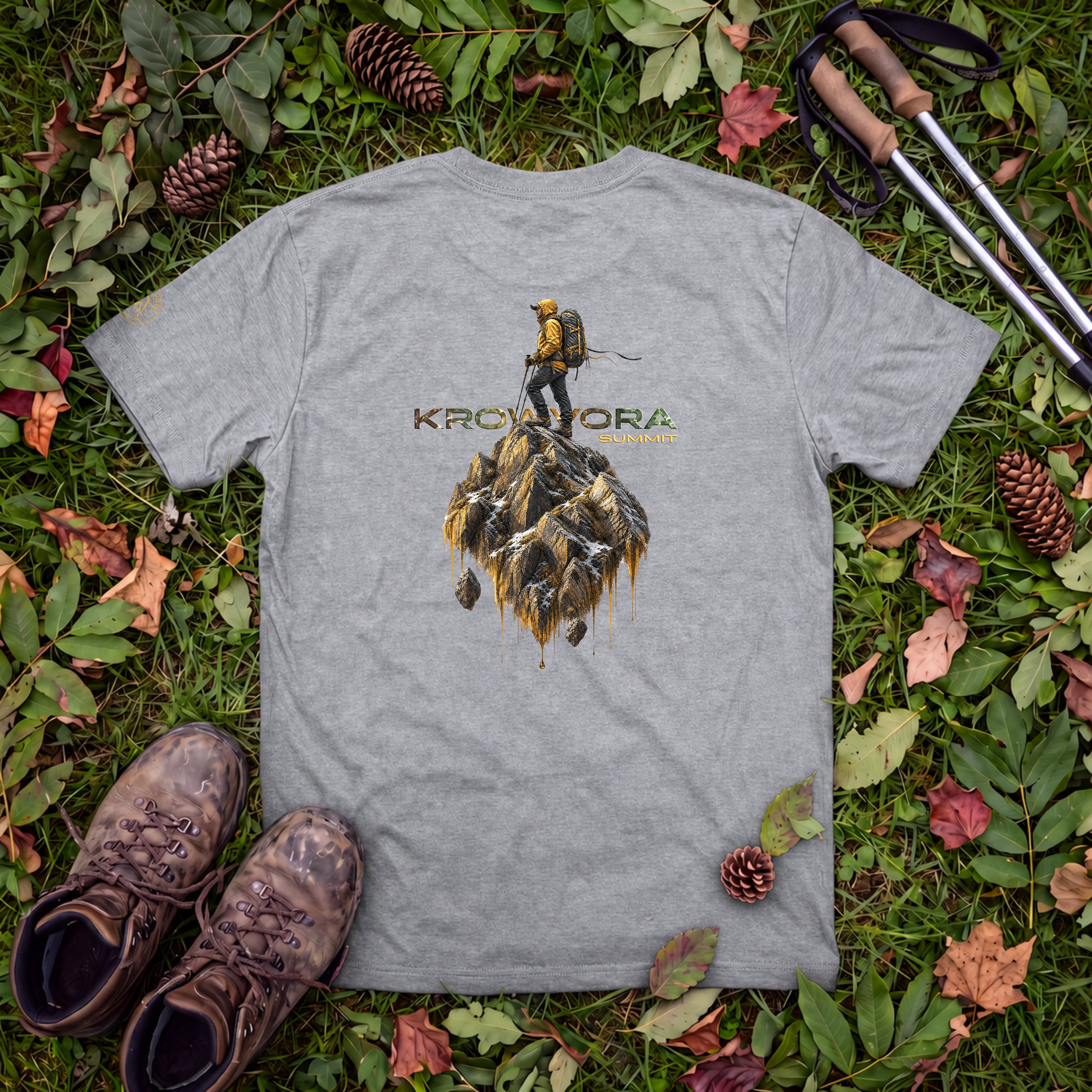 Krowvora – Premium Summit Hiking T-Shirt