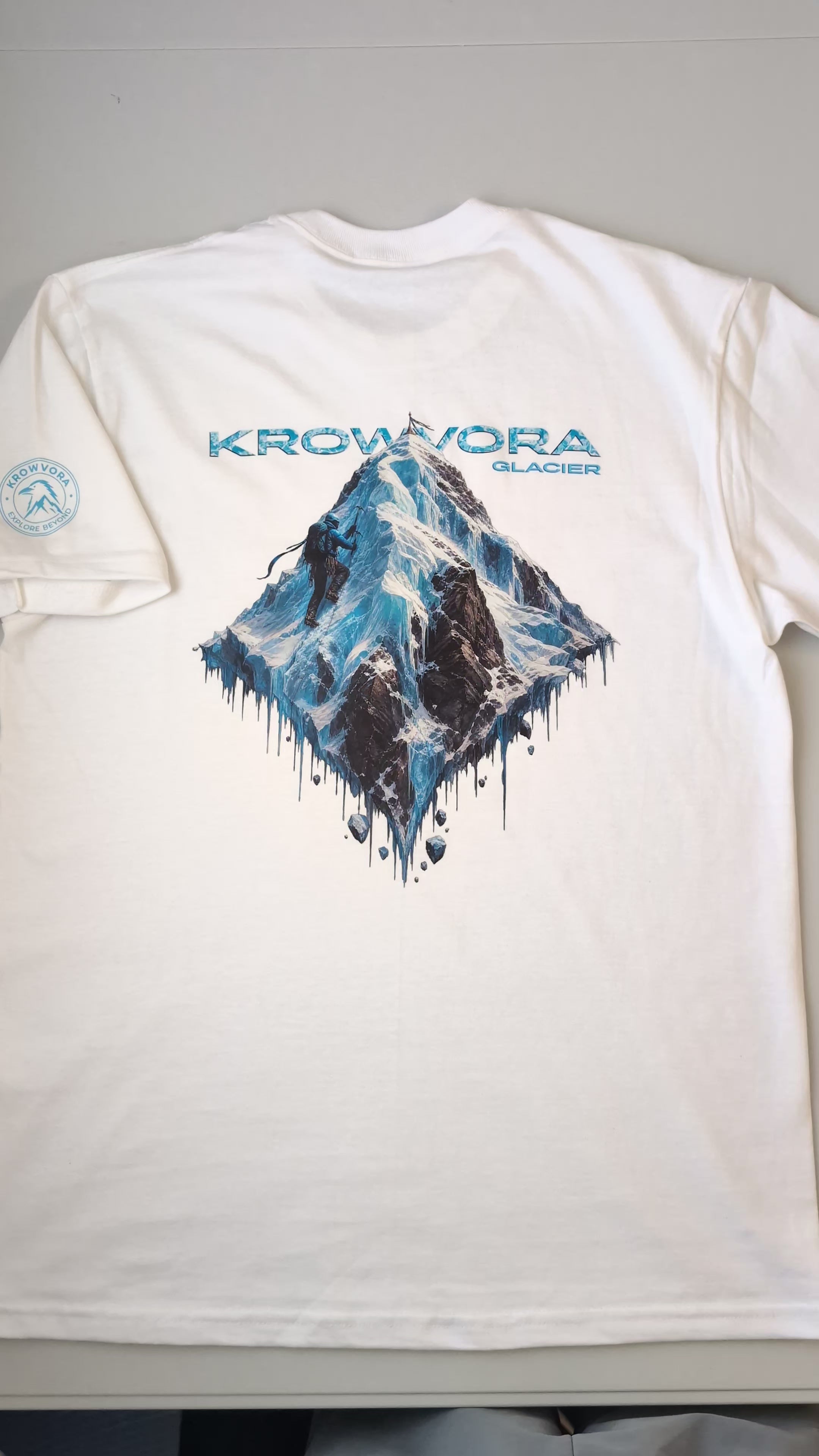 Krowvora – Premium Glacier Hiking T-Shirt